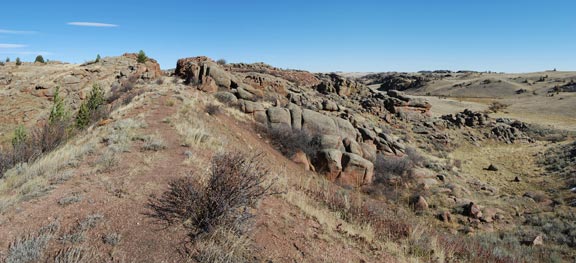 "Just West of Dale Creek, Looking Against the Direction of Travel" by visiting artist Richard Koenig "Just West of Dale Creek, Looking Against the Direction of Travel" by visiting artist Richard Koenig