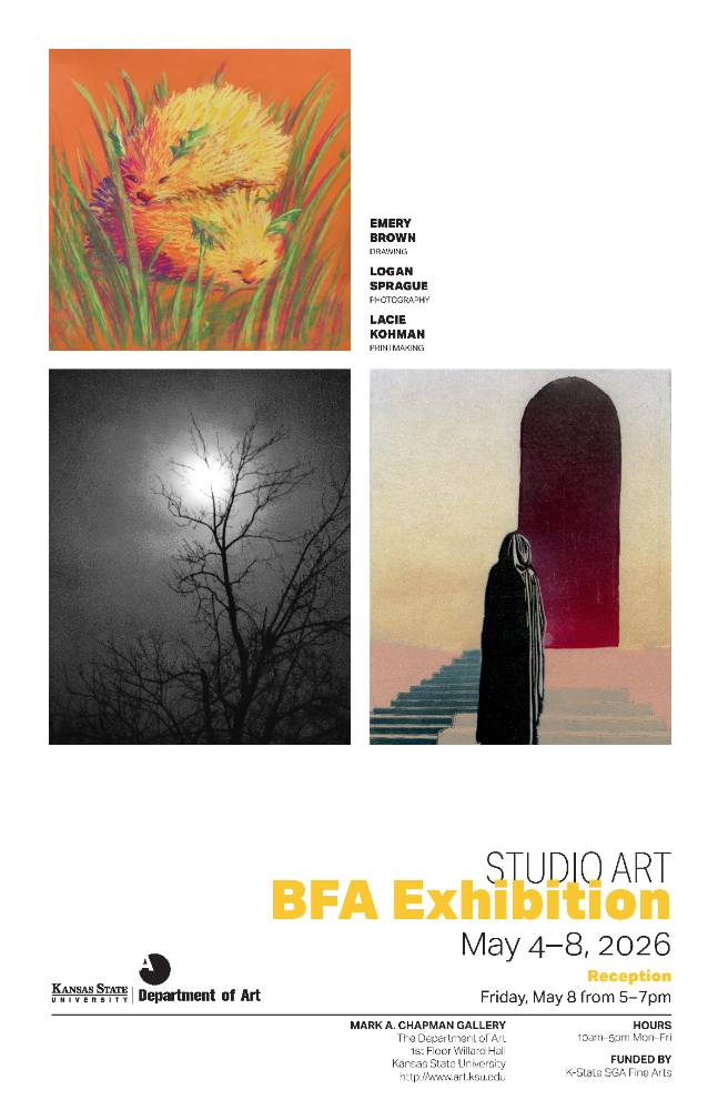Poster for BFA Exhibition from May 4-8, 2026