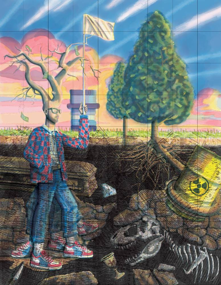 Barry DeLive artwork by Aaron Stefan